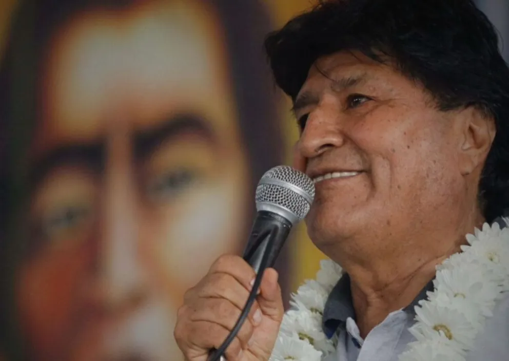 Evo Morales, durante una anterior actividad. Foto: RRSS del exmandatario 