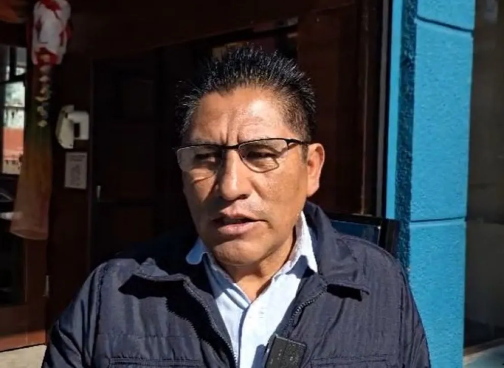  Félix Patzi, en entrevista con Visión 360.