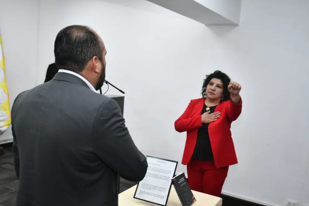 La nueva autoridad jura al cargo este viernes en el Ministerio de Gobierno. Foto: APG