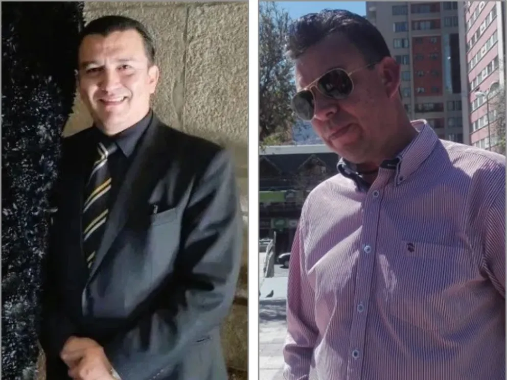 Daniel Terrazas y Juan Pablo Revilla son los dos candidatos que pelean la silla presidencial del Tigre. Fotos: AD