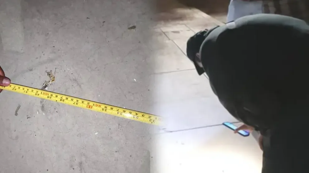 Policías en la escena del incidente, este viernes. Foto: Opinión / Unidad de Bomberos