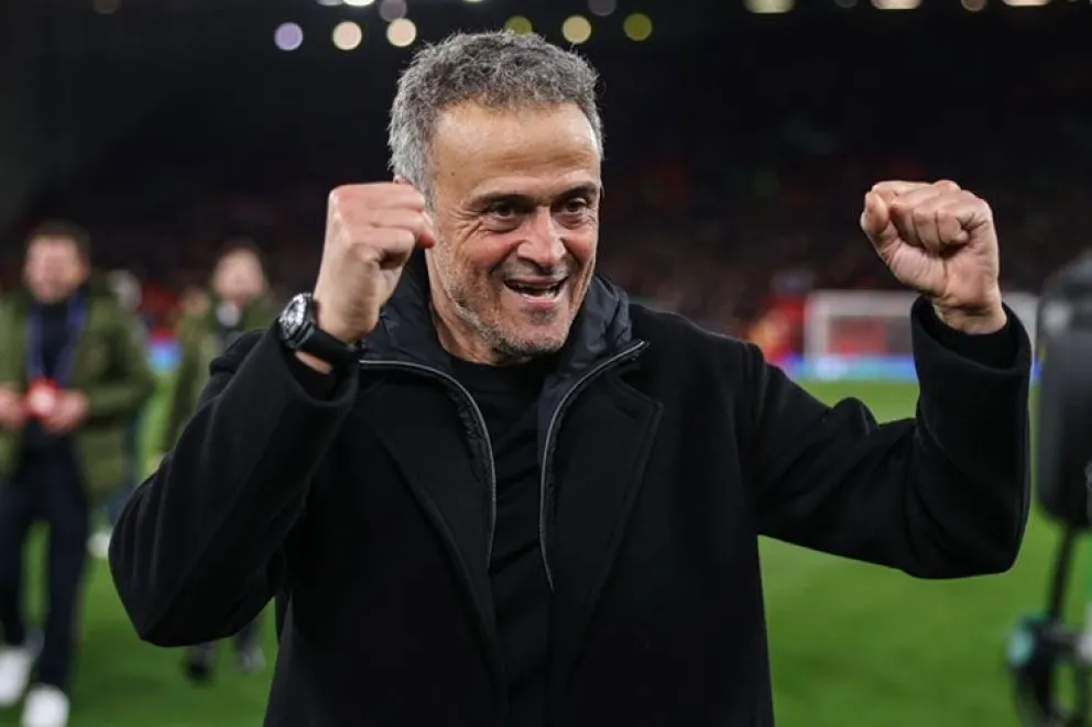 Luis Enrique tiene plena confianza en quedarse con el título. Foto. TI