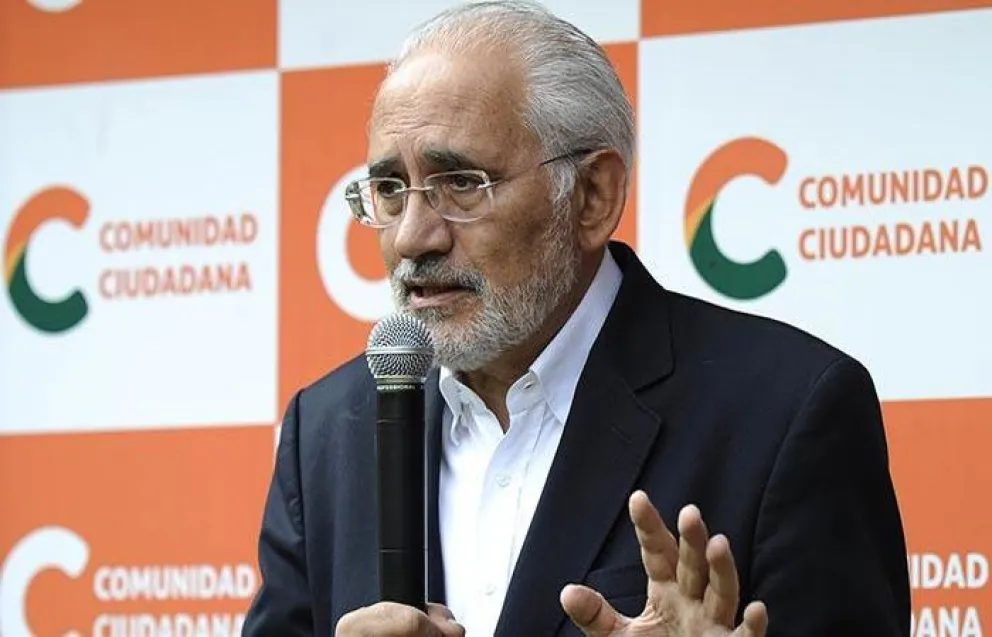 Carlos Mesa, líder de CC. Foto: La Voz de Tarija