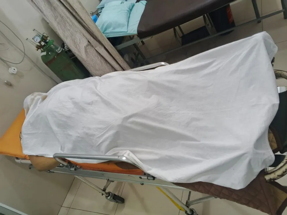 El cuerpo de la víctima. Foto: Policía Boliviana