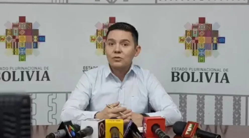 Joel Callaú, gerente de Logística de YPFB. Foto: captura de video de YPFB