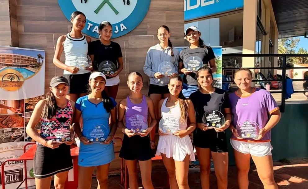 Algunas de las premiadas del torneo tarijeño. Foto: Guadalquivir Junior Open.