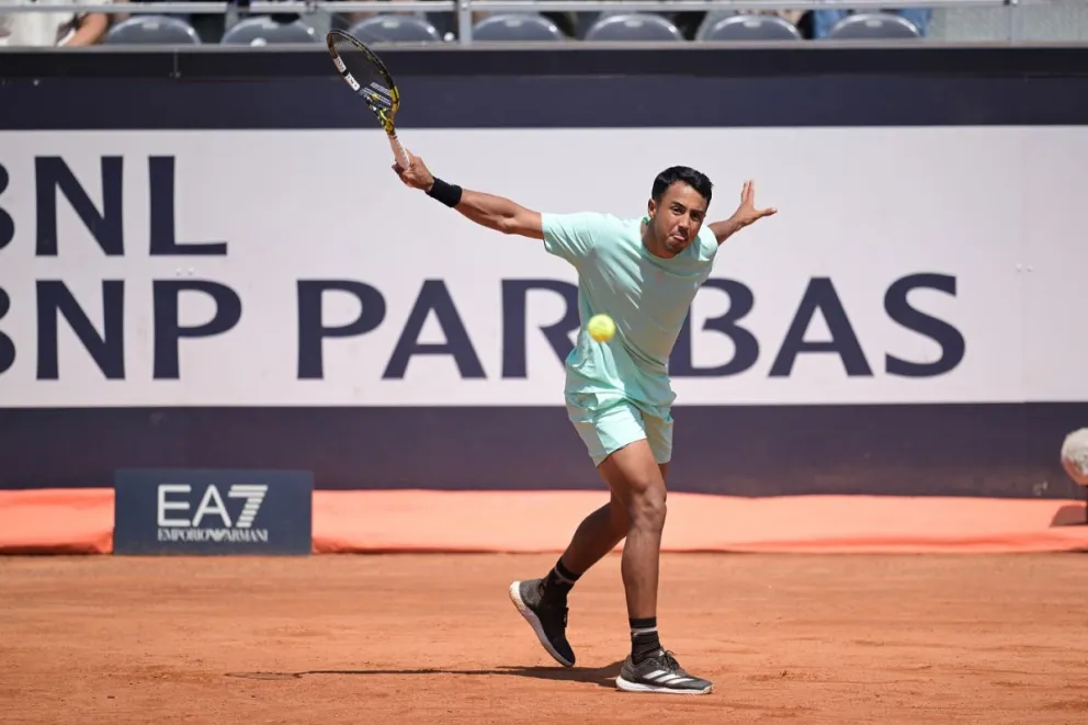 Dellien en un anterior partido. Foto: Hugo Dellien.