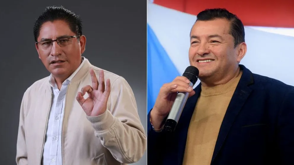 Los líderes del MTS y la UCS, Félix Patzi y Jhonny Fernández. Foto: Composición