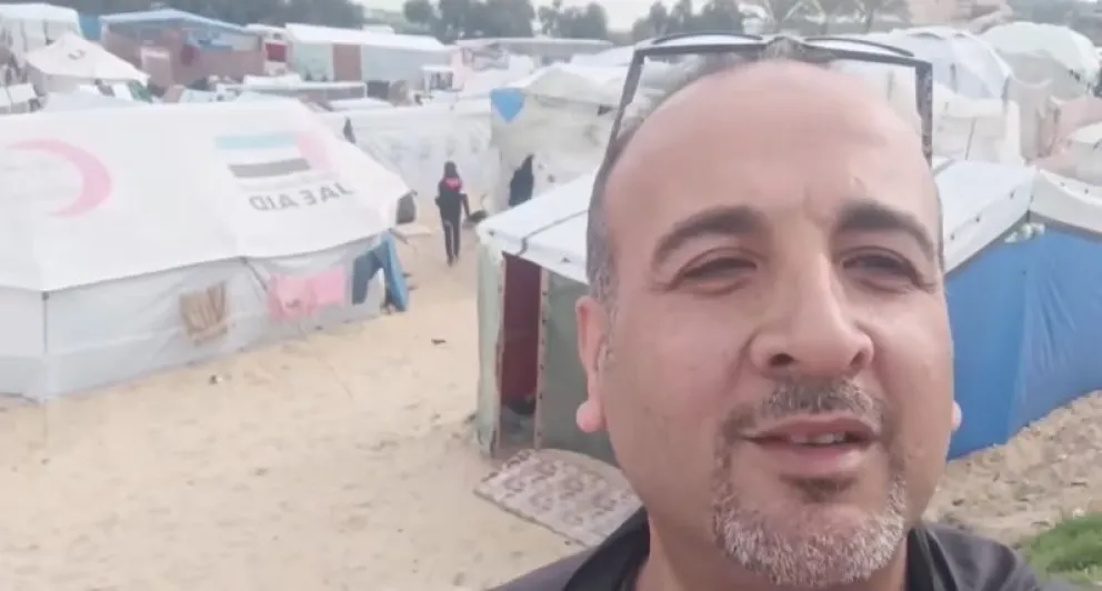 El médico palestino-boliviano Refaat Alathamna en una captura de video.