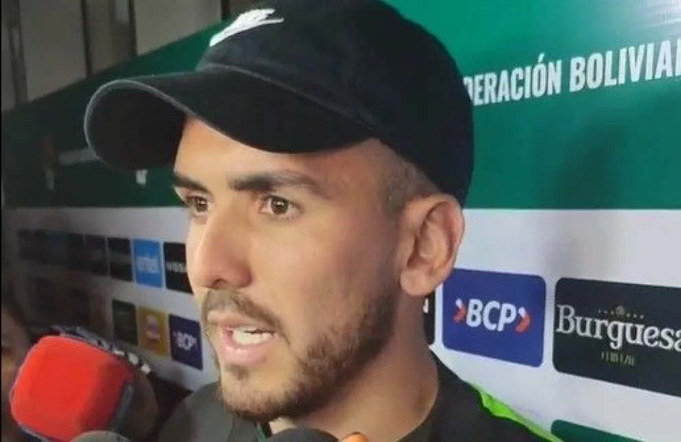 Luis Haquin conversa con los periodistas en Santa Cruz. Foto: captura de video