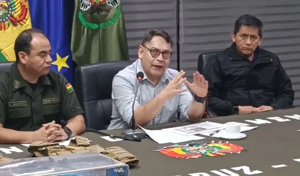 El viceministro de Régimen Interior y Policía, Jhonny Aguilera. Foto: captura