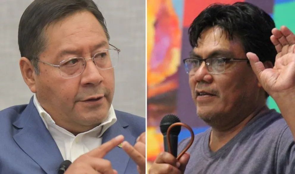 Composición de imágenes de Luis Arce y Héctor Arce. Foto: DTV