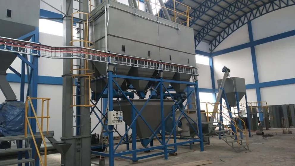Planta industrial de cereales que ejecuta el FPS en Chuquisaca. Foto: FPS