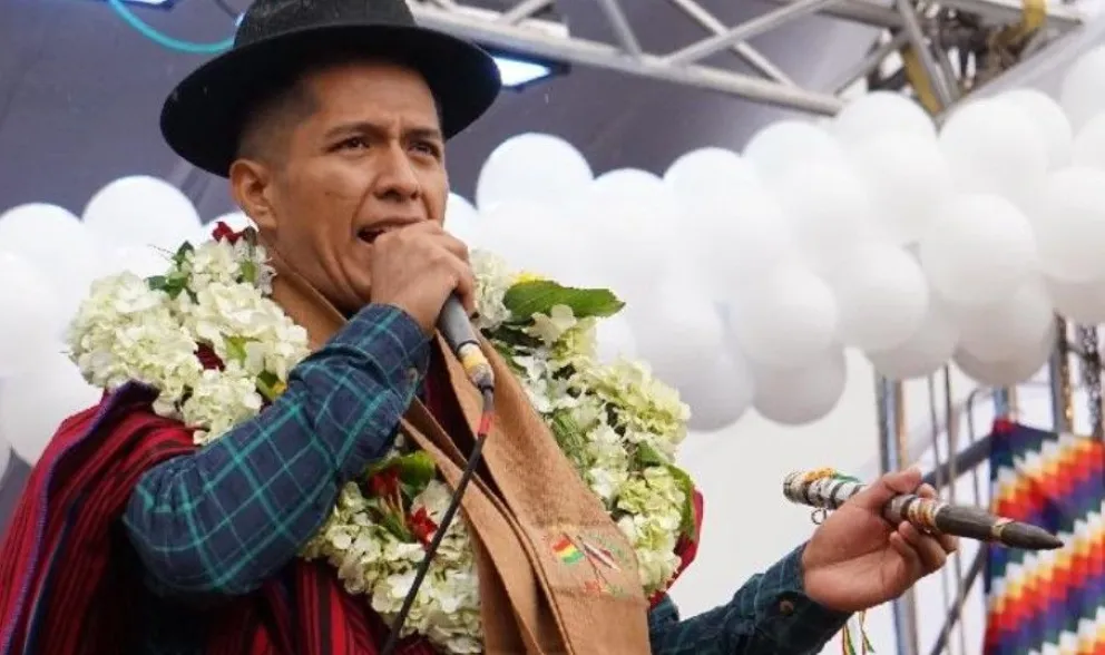 Andrónico Rodríguez, candidato a la Presidencia por Alianza Popular. Foto: Unitel