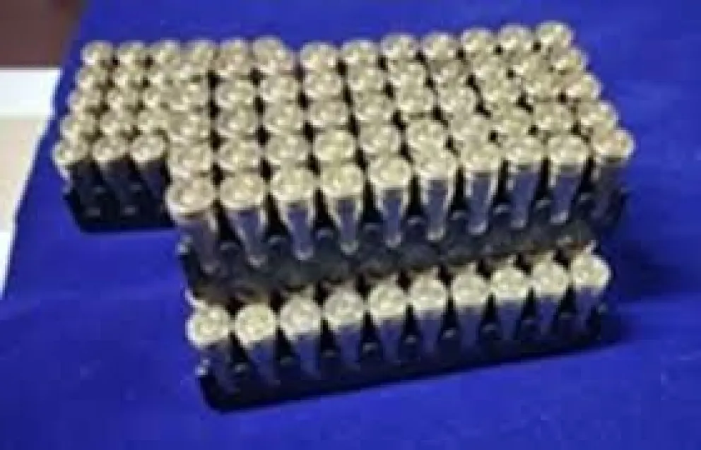 Municiones policiales. FOTO: COFADENA