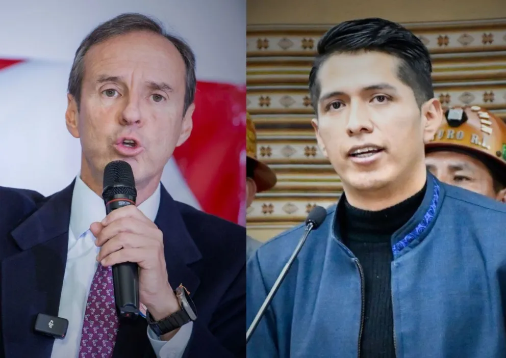 Tuto Quiroga y Andrónico Rodríguez. Fotos: RRSS de los candidatos 