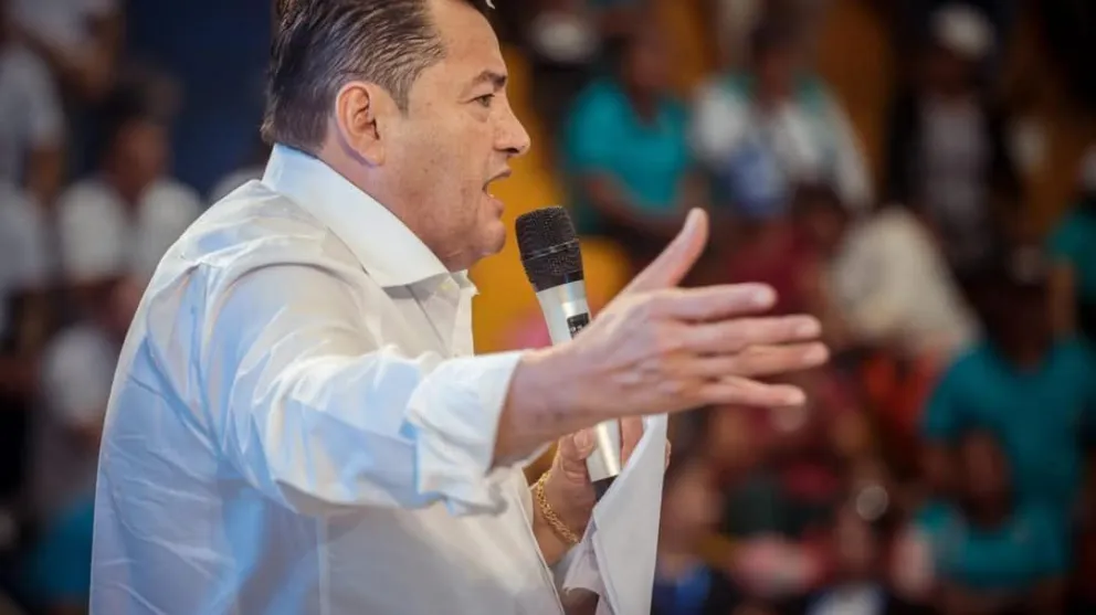 Fernández, alcalde de Santa Cruz, en un acto anterior. Foto: Archivo