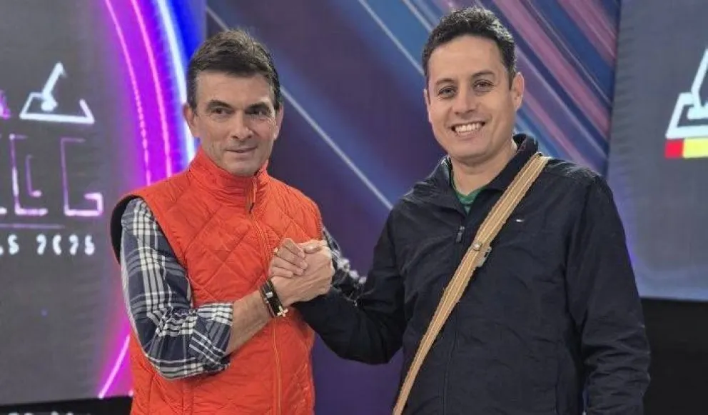 Paz y Lara son binomio electoral por el PDC. Foto: Captura de video