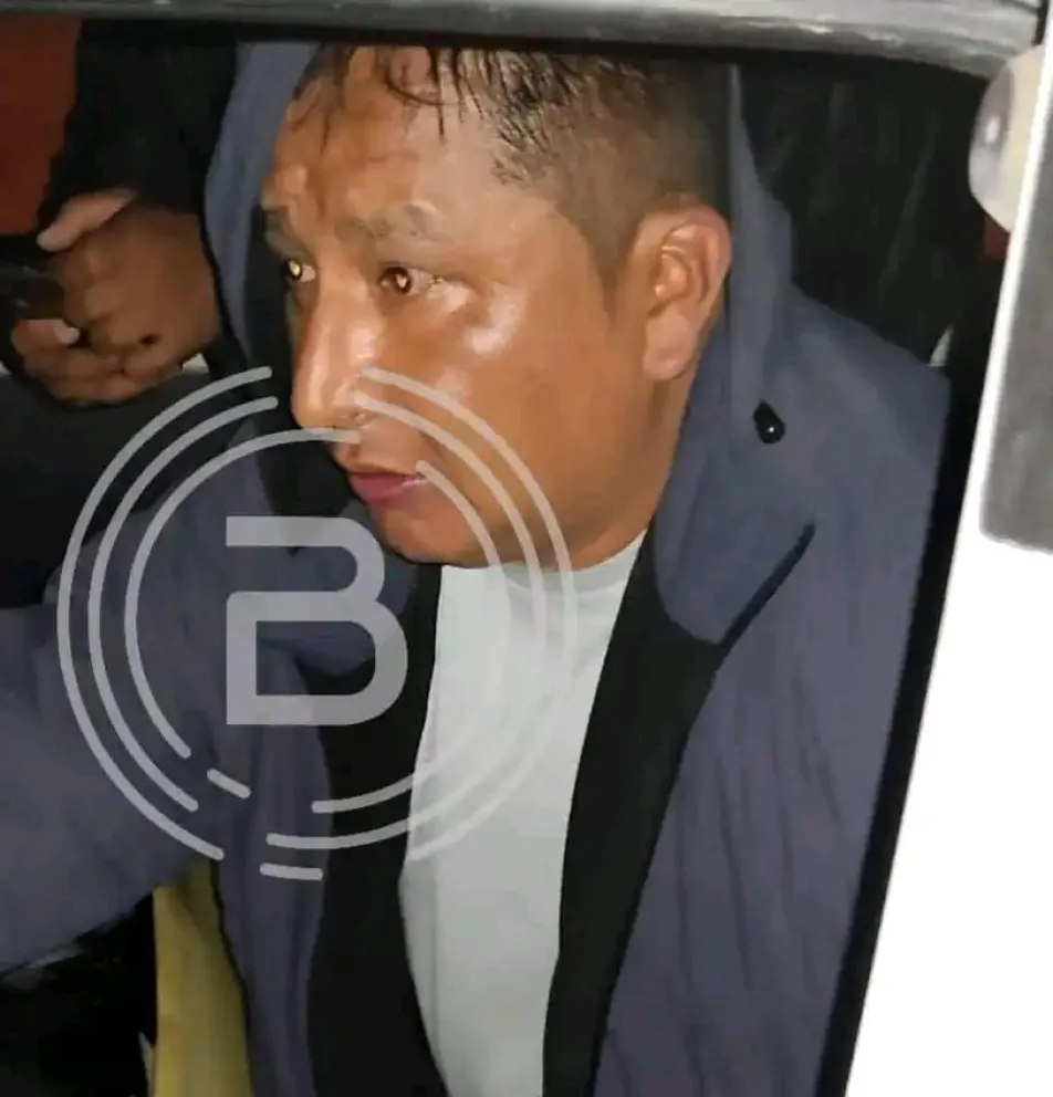 El dirigente "evista" Enrique Mamani. Foto: BTV