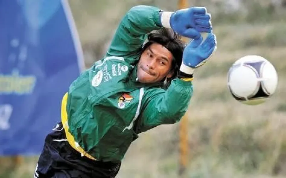 Sergio Galarza también defendió el arco de la Selección nacional. Foto: Archivo digital. 