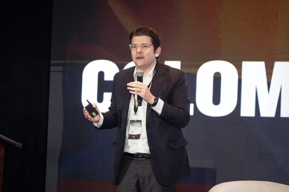 El senador y candidato a la presidencia de Colombia, Miguel Uribe Turbay. Foto: Facebook.