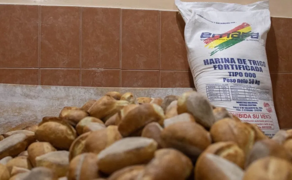 El precio de pan es de cincuenta bolivianos. Foto: Archivo