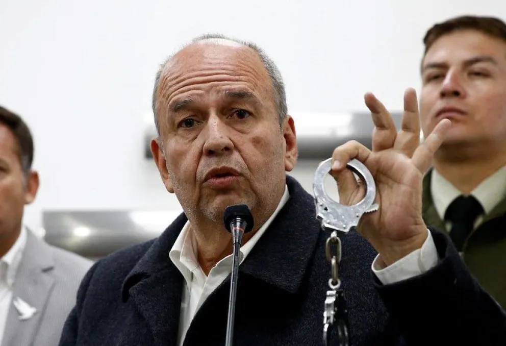 Murillo fue ministro de Gobierno de la gestión de Jeanine Añez. Foto: Archivo