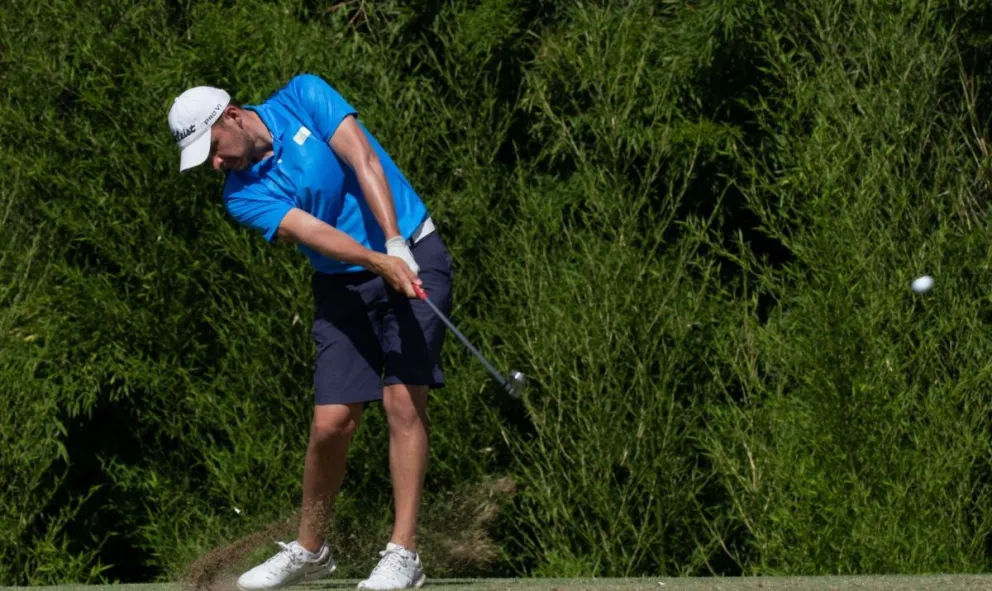 Montaño durante un torneo anterior. Foto: Federación Boliviana de Golf.
