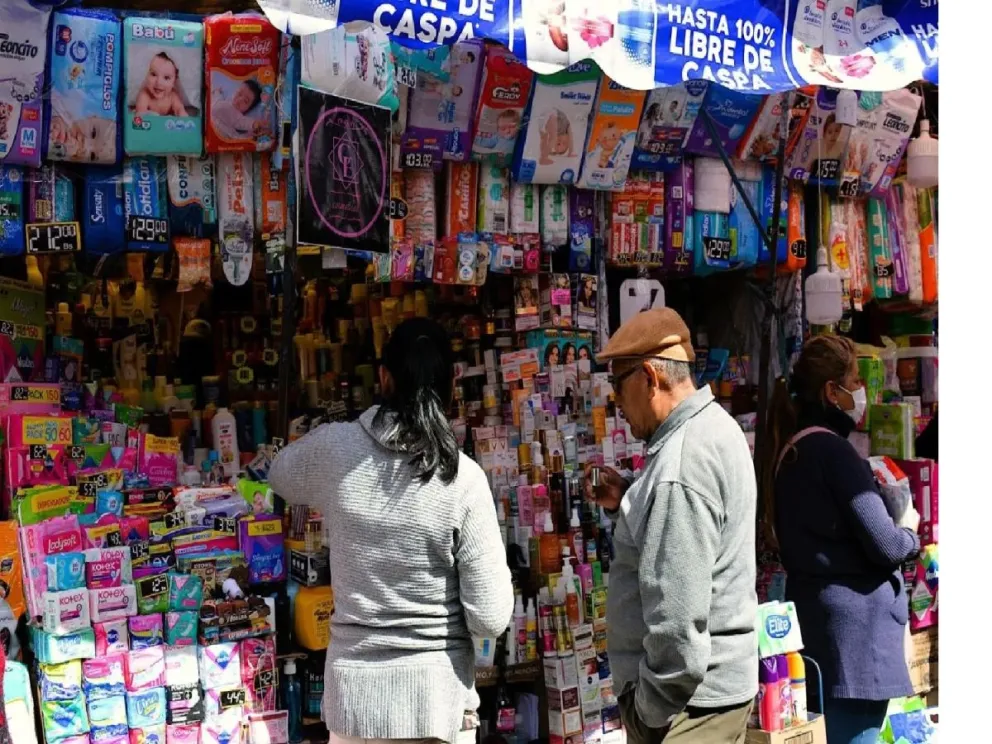 Imagen referencial de una tienda en la la ciudad de La Paz. Foto. Visión 360