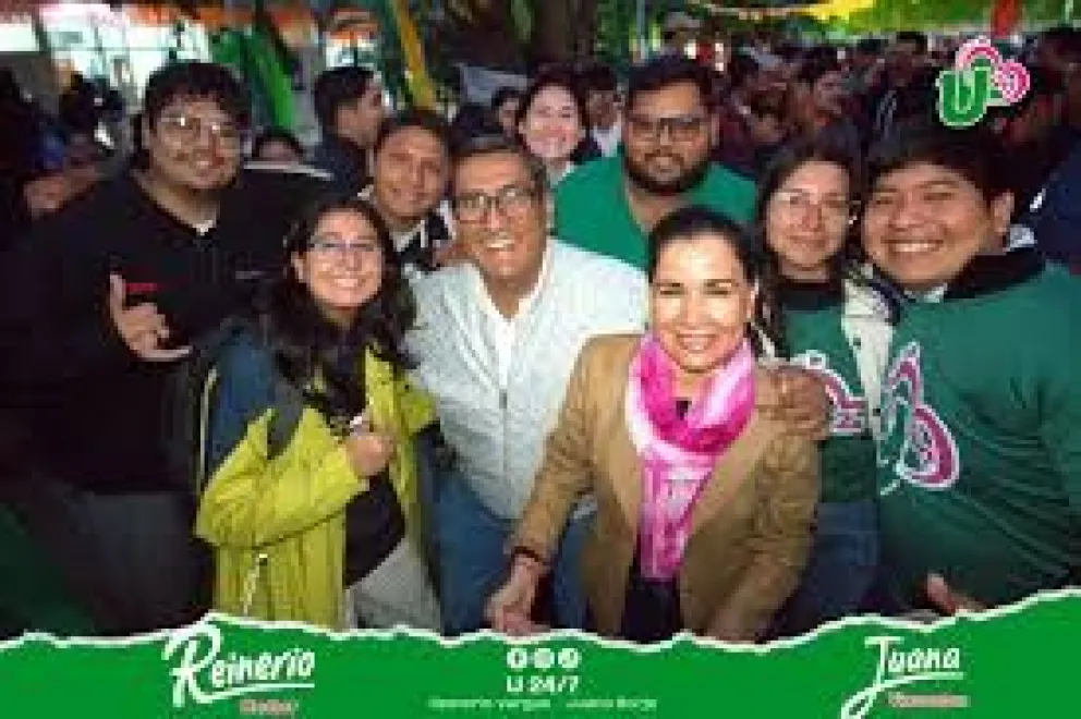 Vargas y Borja en una foto de campaña. FOTO: Cuenta de Facebook del binomio.