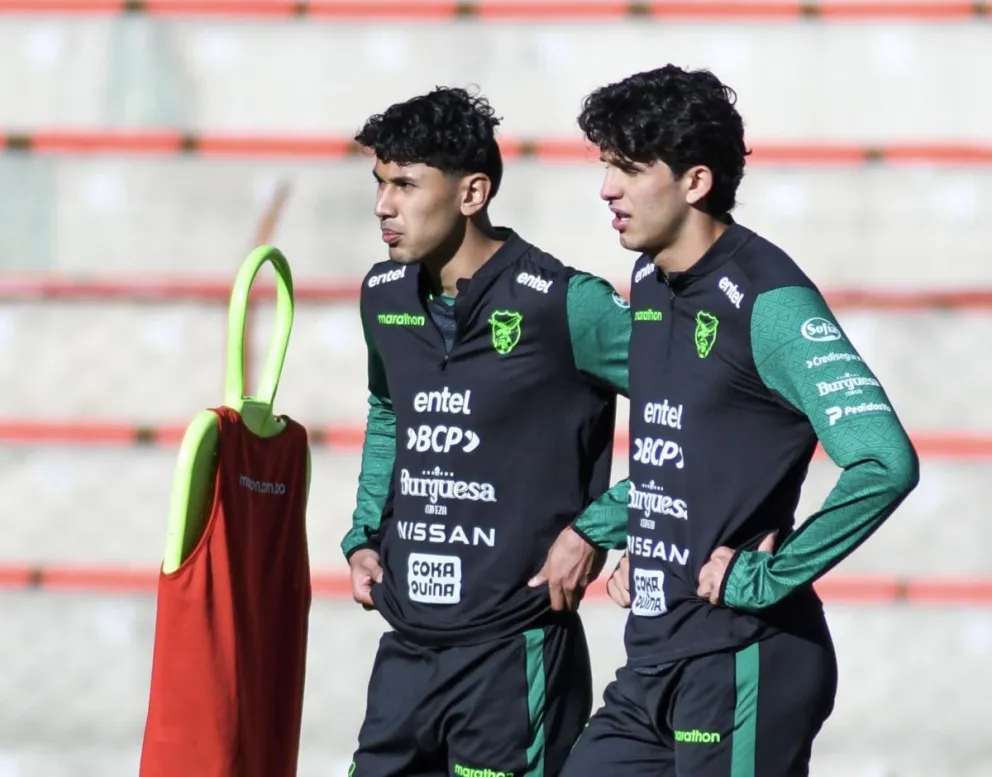 Diego Arroyo y Efraín Morales forman parte de la sangre nueva de la Verde. Este martes pueden ser titulares. Foto: La Verde. 