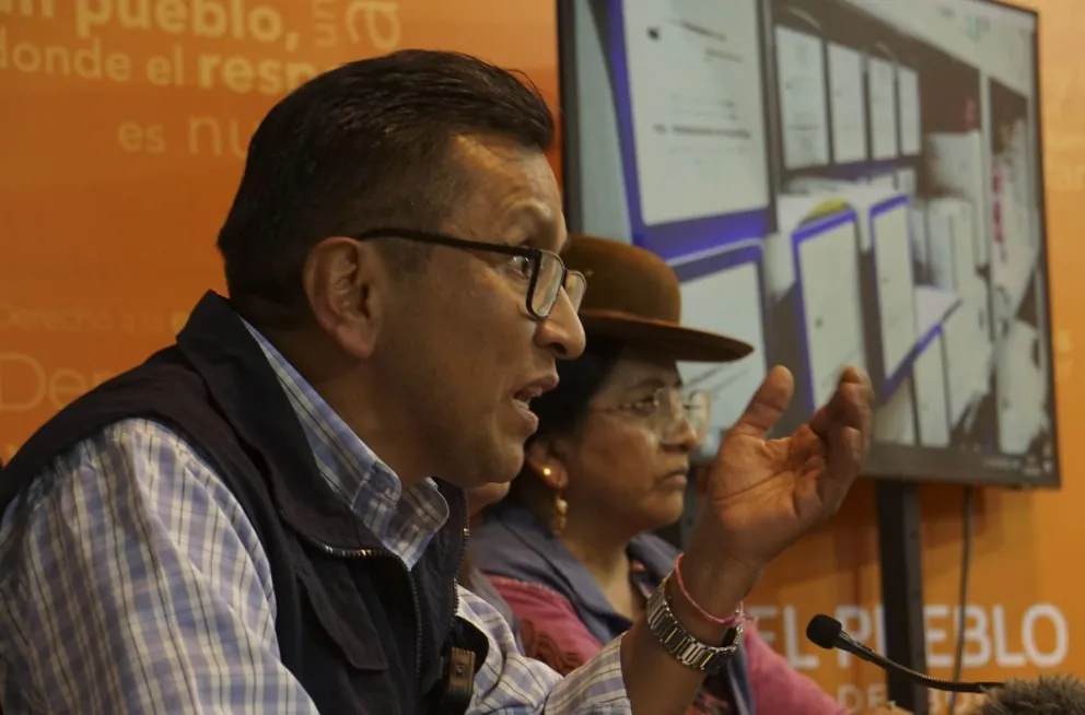 Pedro Callisaya, defensor del pueblo. Foto: APG 