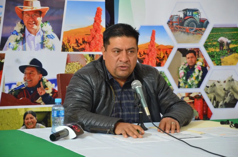 El ministro de Desarrollo Rural y Tierras, Yamil Flores. Foto: ABI (archivo)