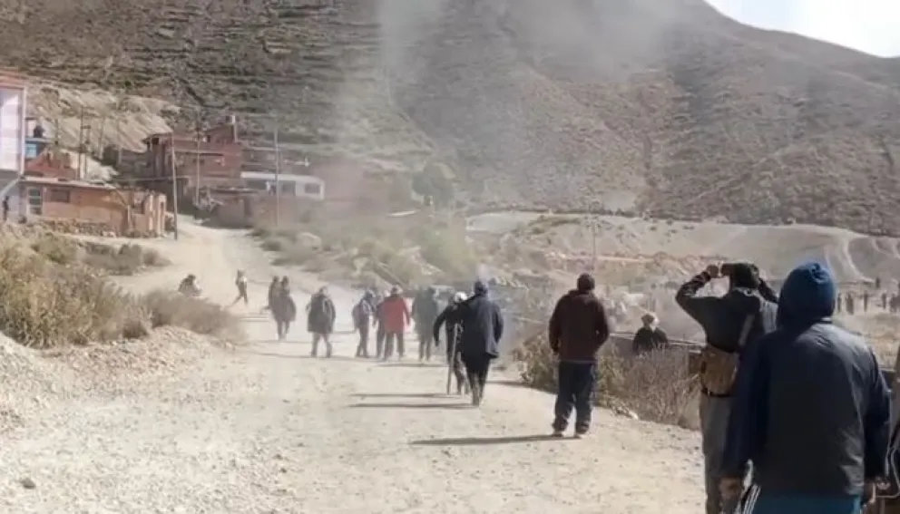 Enfrentamiento en Llallagua