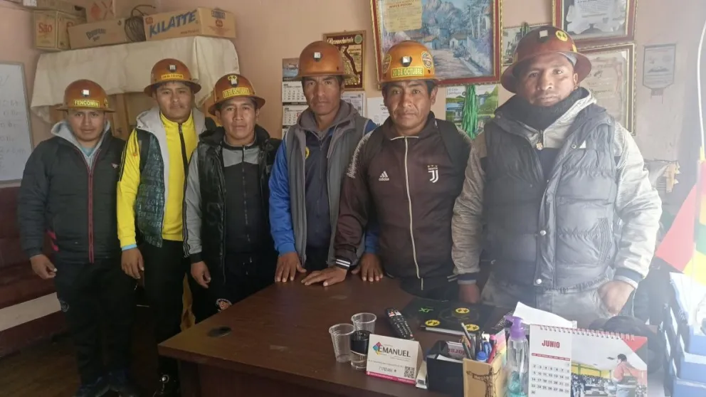 Representantes  dela Cooperativas Minera.   Foto: Red Pio XII