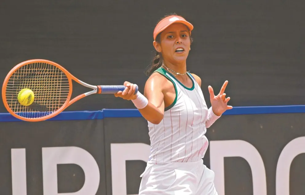 Noelia durante un partido anterior. Foto: Archivo Digital.