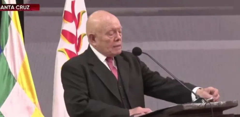 El presidente del Tribunal Supremo Electoral (TSE), Oscar Abel Hassenteufel. Foto: El Deber