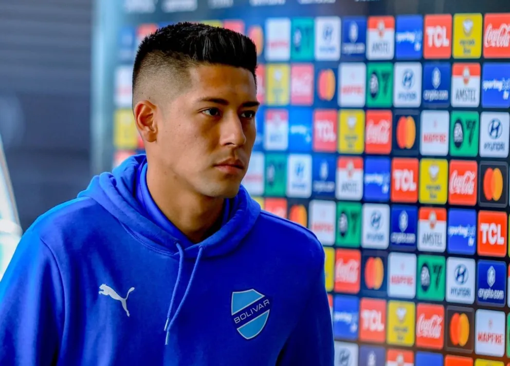 Ramiro Vaca está suspendido provisionalmente por un haber dado positivo en un control antidopaje. Foto: Club Bolívar.