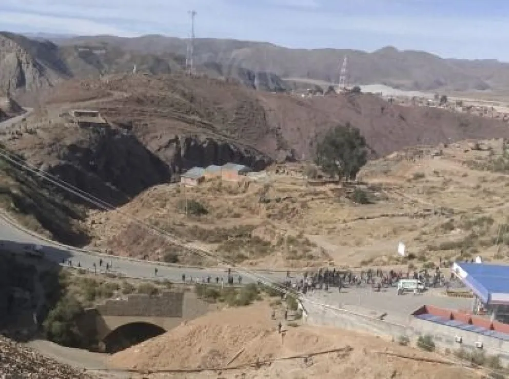 Vista de la localidad de Llallagua. Foto: ABI