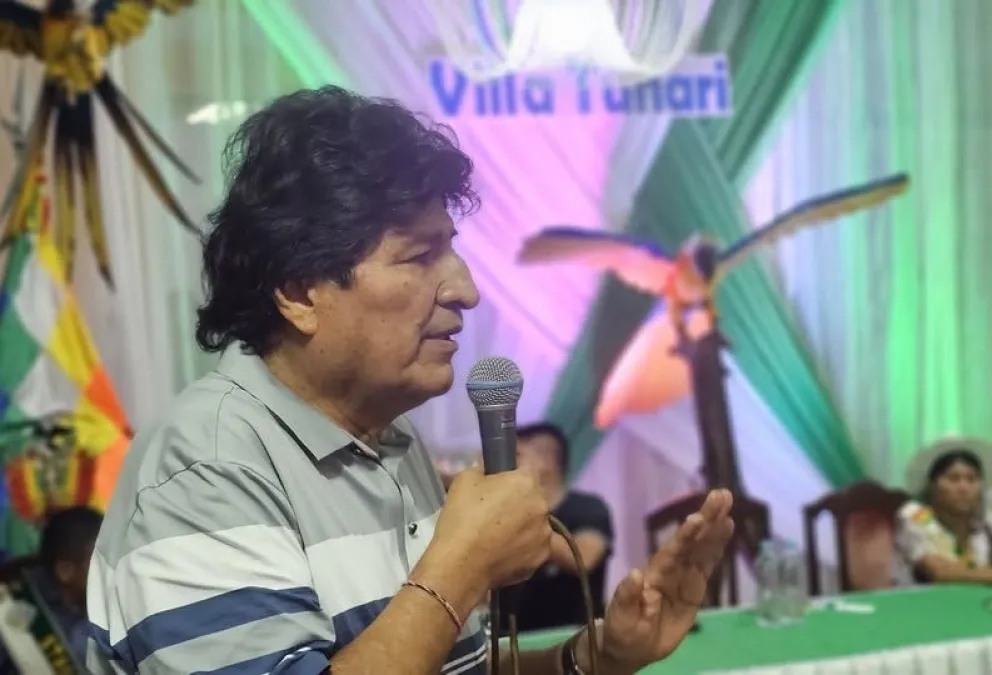 Evo Morales en una imagen de archivo: Foto: RKC