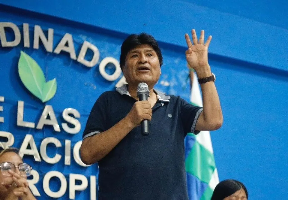 Evo Morales, durante una anterior actividad en el Chapare. Foto: RRSS del exmandatario