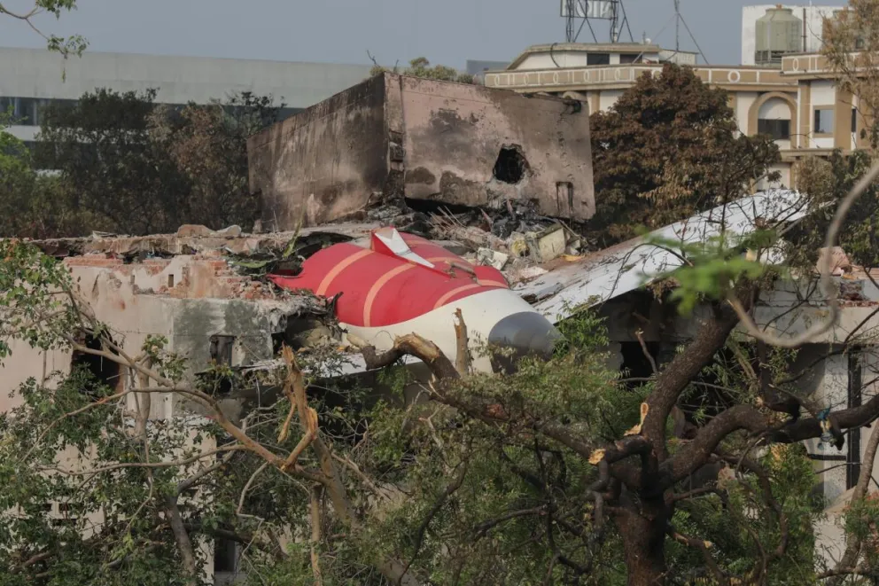 El avión de Air India siniestrado el jueves. Foto: EFE