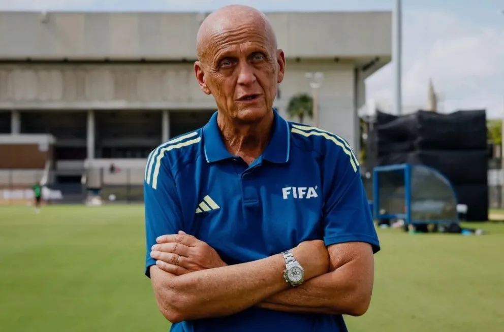 Pierluigi Collina, presidente de la Comisión de Árbitros de la FIFA. Foto: FIFA