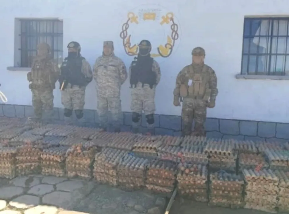 Parte de los alimentos que eran sacados del país.   Foto: Viceministerio de Lucha Contra el Contrabando