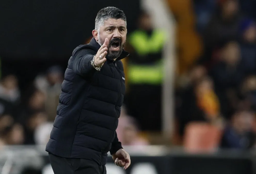El entrenador italiano Gennaro Gattuso. Foto: EFE