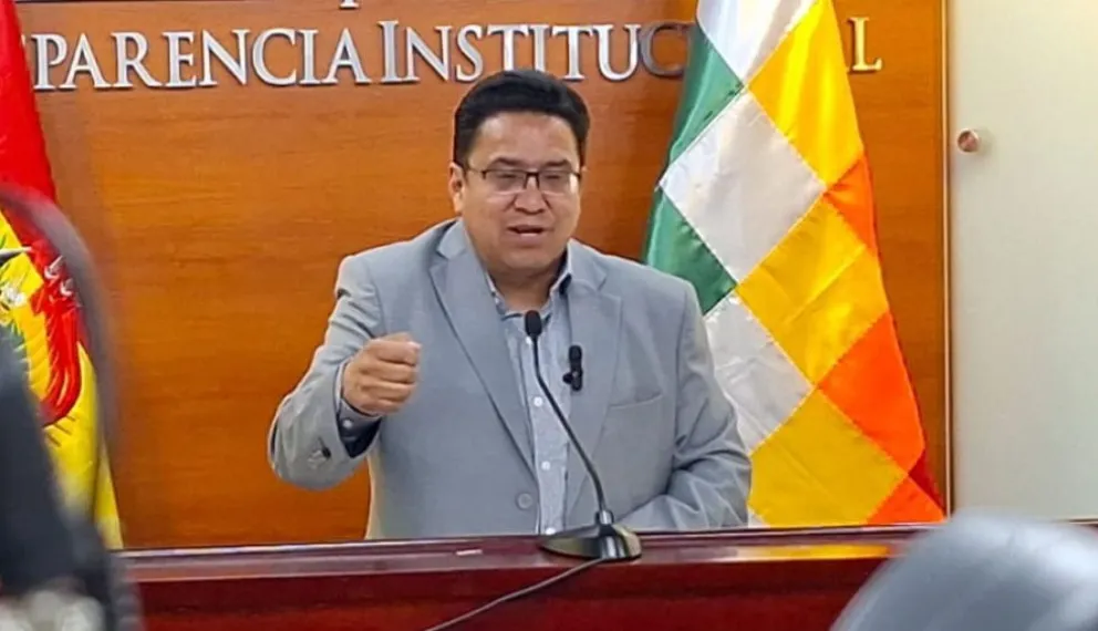 El exministro de Justicia, César Siles. Foto: Erbol