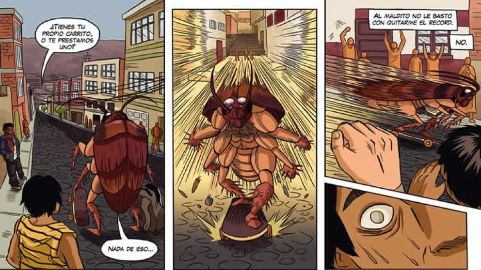 Parte de una historieta ganadora. FOTO: AMUN