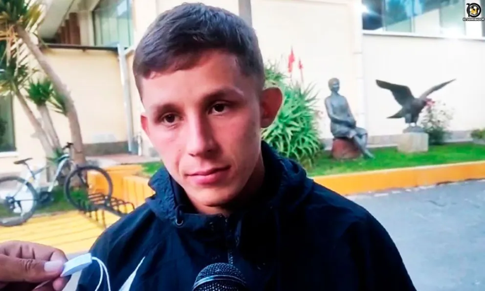 Tobías Moriceau se perderá el clásico por acumulación de cinco amonestaciones. Foto: Redes Sociales.