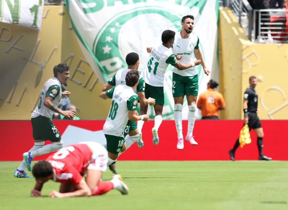 El festejo de los jugadores del Verdao. Foto: Conmebol