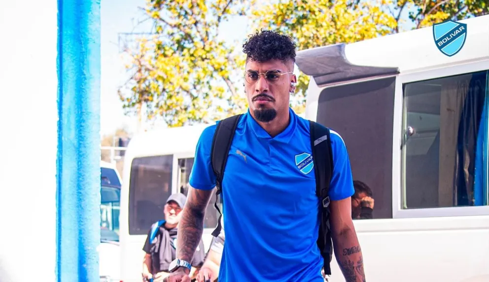 Gomes durante una convocatoria anterior con la Academia. Foto: Club Bolívar.